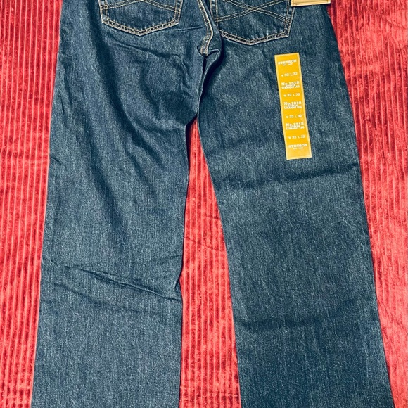 John B Stetson Jeans Men's Size 32/32 NEW Straight Leg - Picture 5 of 12